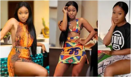 Efia Odo's Outfit To Kwesi Arthur’s Album Launch Causes Confusion Online
