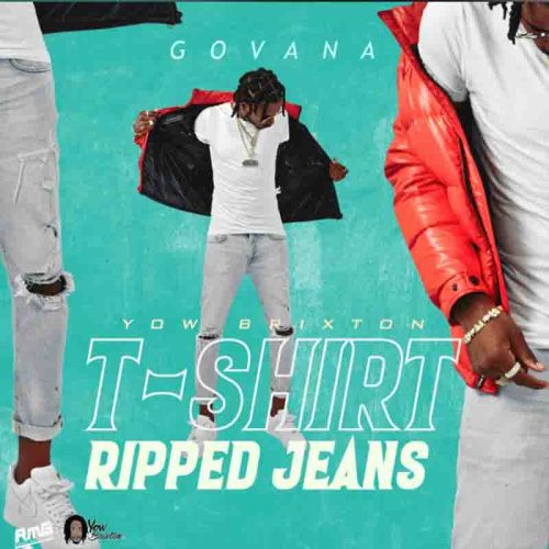 Govana - T-Shirt, Ripped Jean